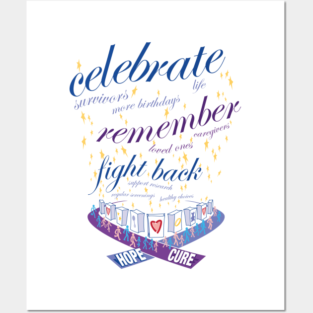 Fight Cancer - Relay for Life Luminaria Wall Art by frankpepito